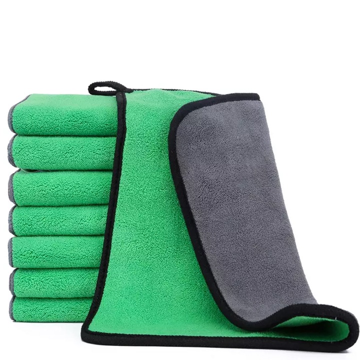 3szt. PUSZYSTE RĘCZNIKI ZESTAW DO OSUSZANIA AUTA MIKROFIBRA SZYBKOSCHNĄCY