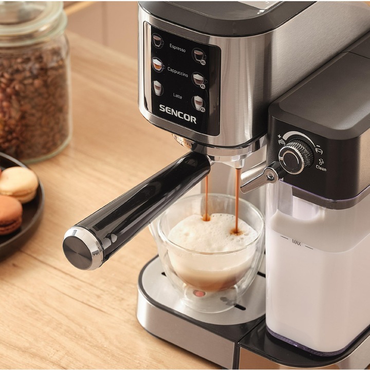 Automatyczny Ekspres Ciśnieniowy Sencor SES 4910SS Wyświetlacz One Touch