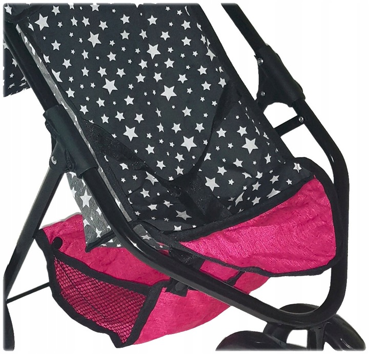 WÓZEK DLA LALEK SPACEROWY Spacerówka + TORBA