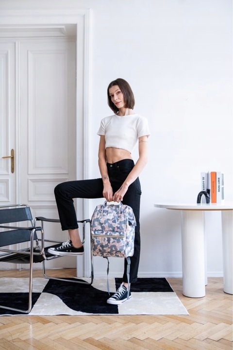 Plecak Himawari No. 8 Multi M - multikolor | damski, miejski tr23090