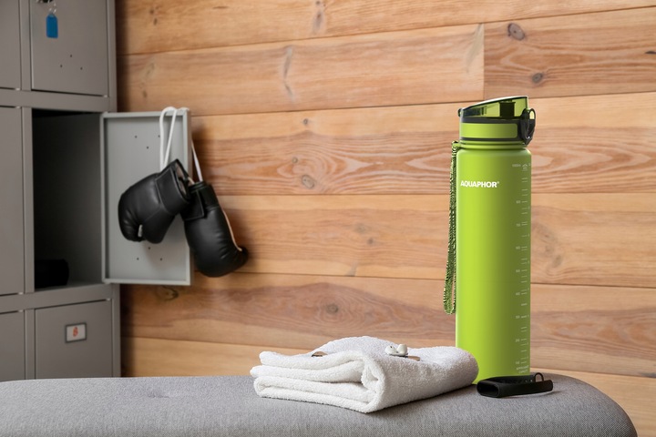 Butelka filtrująca Aquaphor City 800ml, granatowa