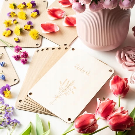 Zielnik Praska botaniczna do suszenia kwiatów ziół liści i roślin 21x15