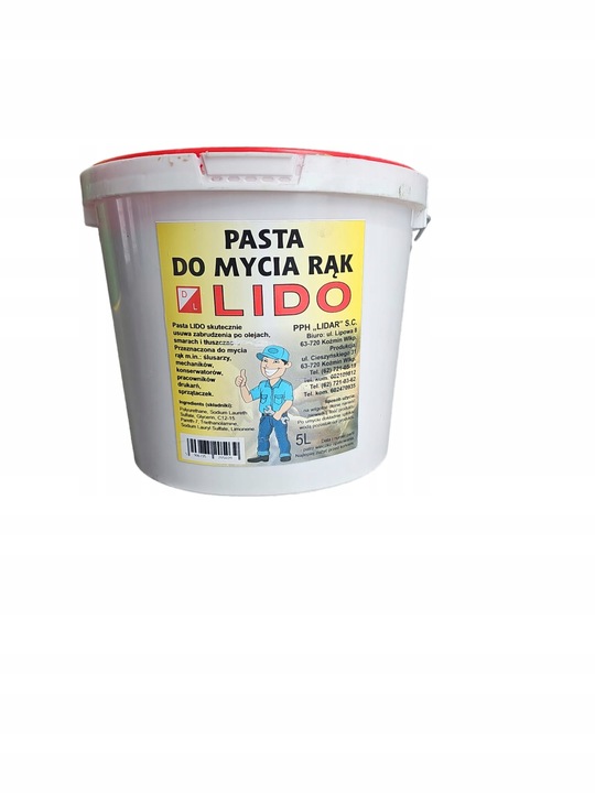 Pasta do mycia rąk Lido 5 L