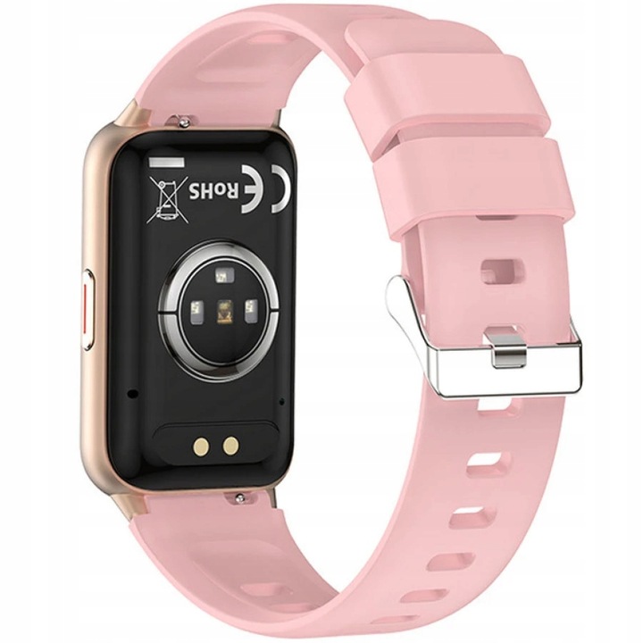 SMARTWATCH z AMOLED Damski ZEGAREK rozmowy SMS SPORT ZDROWIE ZŁOTY MENU PL