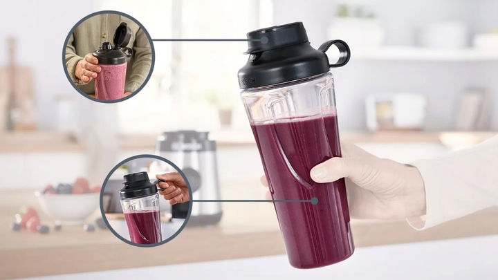 Butelka to go bottle Bosch MMZBTK1B 800ml Do robotów kuchennych i blenderów