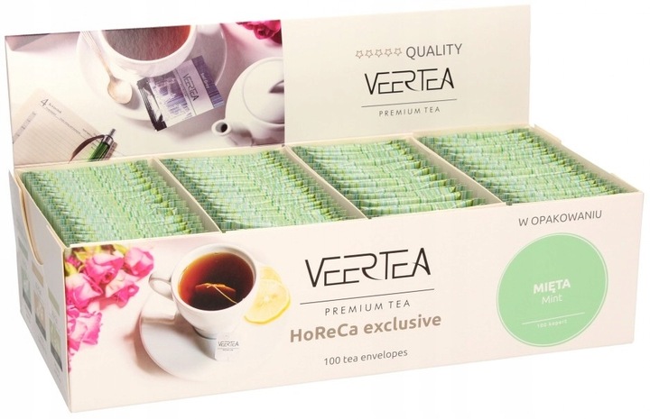 Zestaw herbat VEERTEA Harmonious Mint 100szt