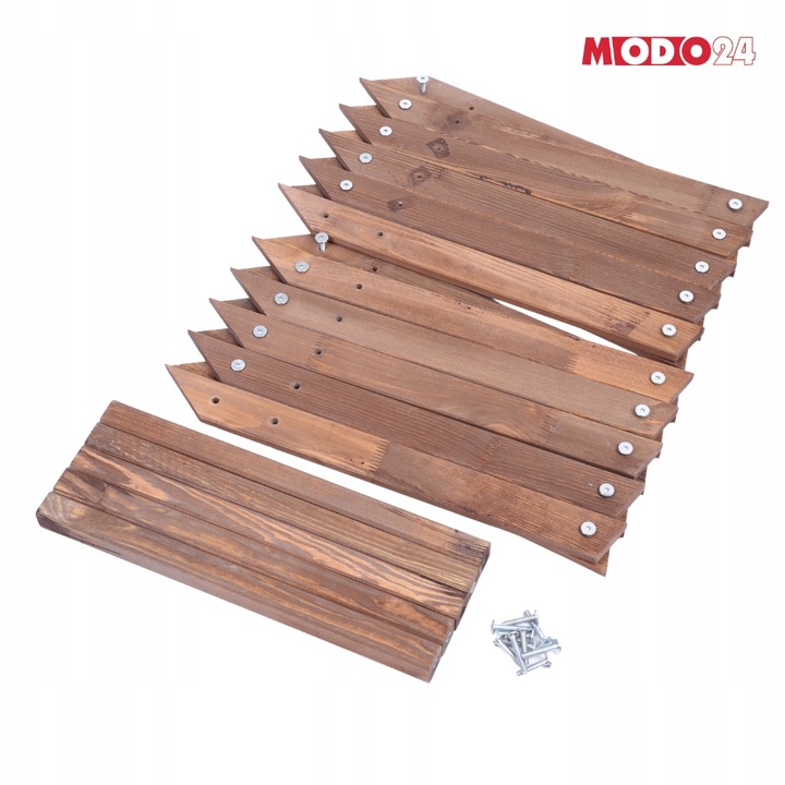 Gwiazda świąteczna 3D łatwe składanie ModoStar 189 cm drewniana IMPREGNAT