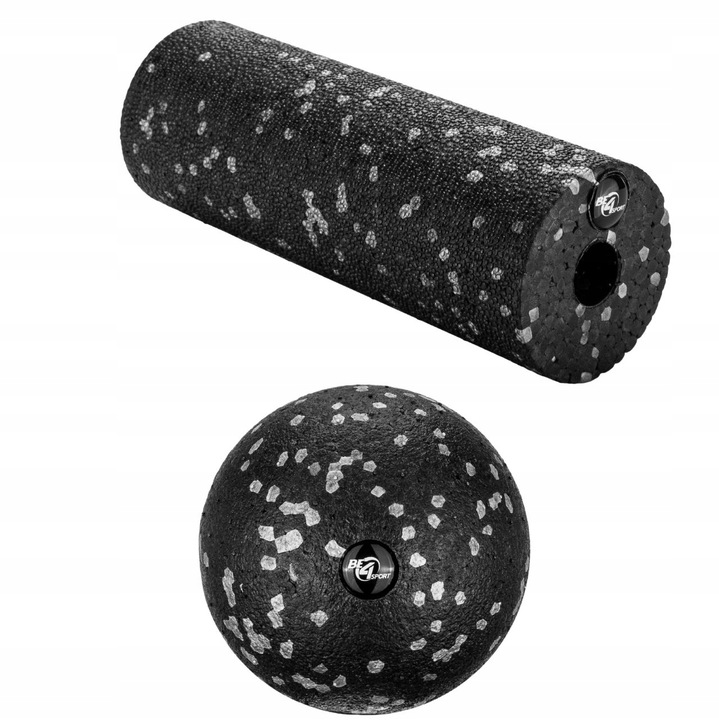 ZESTAW ROLLERÓW DO MASAŻU 4W1 ROLLER+MINI WAŁEK+DUOBALL+PIŁKA PREZENT