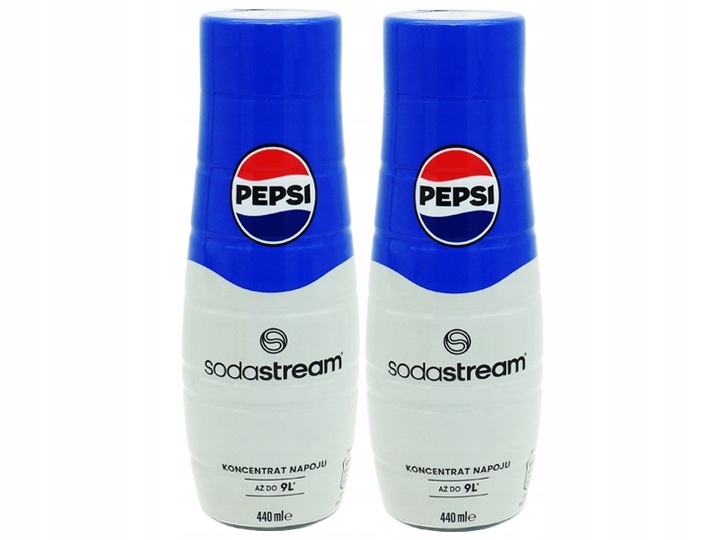6x SYROP KONCENTRAT PEPSI COLA DO SATURATORA SODASTREAM 9L NAPOJU z 440ml