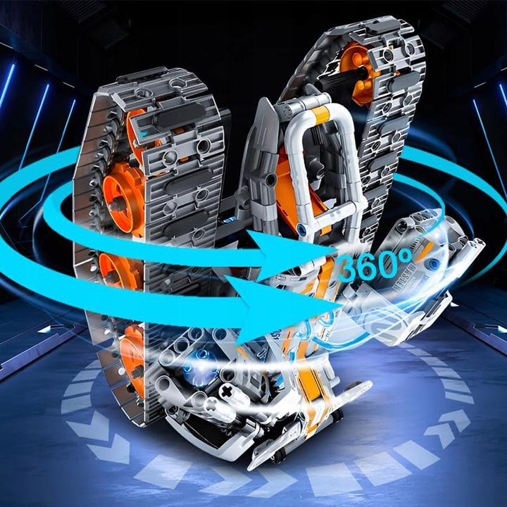 KLOCKI KONSTRUKCYJNE ROBOT PROGRAMOWALNY KONSTRUKCYJNY APP I PILOT 724EL