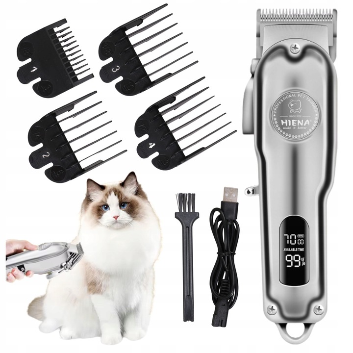 Maszynka do strzyżenia zwierząt dla psa kota golarka cicha profesjonalna