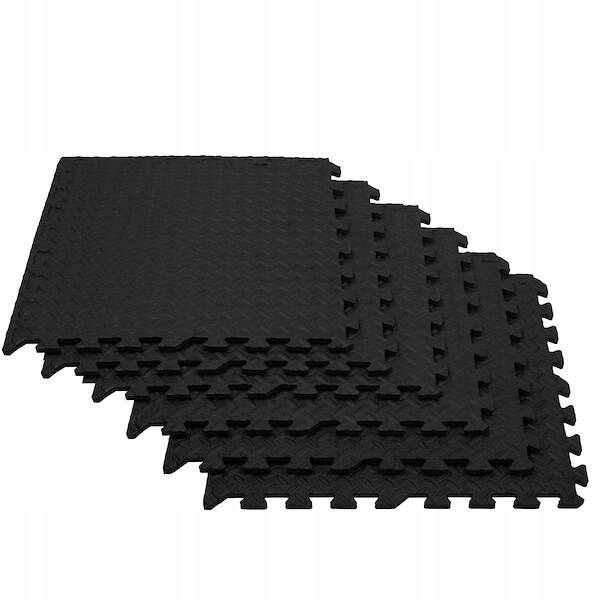 Mata podłogowa 120x180 cm Puzzle EVA pod sprzęt do ćwiczeń ANTYPOŚLIZGOWE