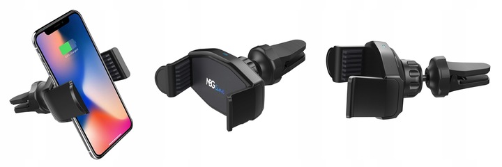 UCHWYT SAMOCHODOWY Z ŁADOWARKĄ INDUKCYJNĄ 15W QI