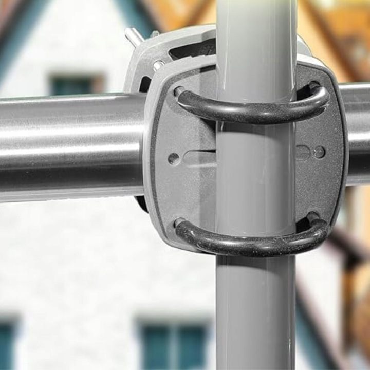 Uchwyt na FLAGĘ Parasol Balkonowy do Poręczy na Balustradę BEZ WIERCENIA