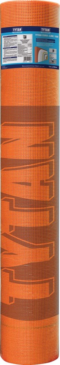 SIATKA PODTYNKOWA ELEWACYJNA TYTAN POMARAŃCZOWA 150g 50m2