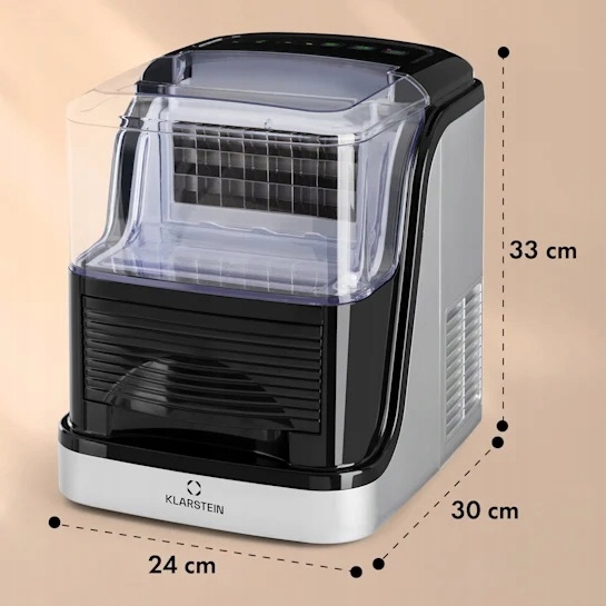 Kostkarka do lodu Klarstein Kristall Krystaliczny Przeźroczysty lód 15kg/24