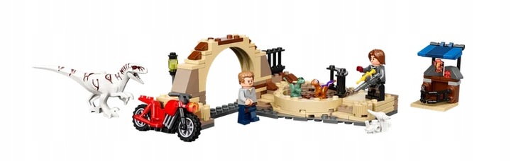 LEGO JURASSIC WORLD 76945 ATROCIRAPTOR: POŚCIG – ZESTAW AKCJI Z DINOZAUREM
