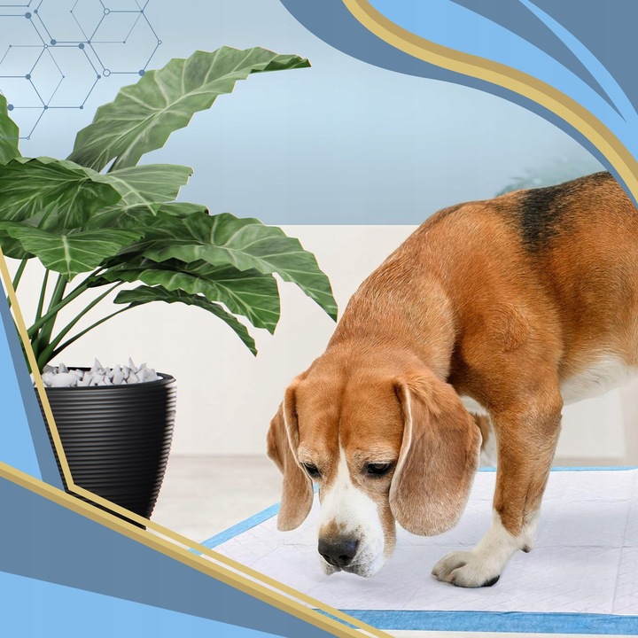 PODKŁADY HIGIENICZNE CHŁONNE MATY DLA PSA DO SIKANIA GRUBE 60x45cm 100 SZT