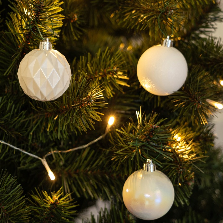 BOMBKI CHOINKOWE NIETŁUKĄCE BOMBKA NA CHOINKĘ OZDOBY ŚWIĄTECZNE ZESTAW 16x