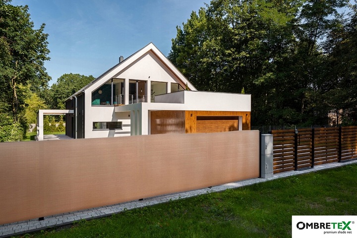 Siatka Cieniująca 1,5x30m Osłonowa Osłona Na Ogrodzenie Balkon Płot Beżowa