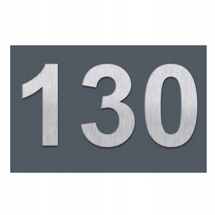 WYPUKŁY NUMER NA DOM | TABLICZKA ADRESOWA Z NUMEREM DOMU / MIESZKANIA