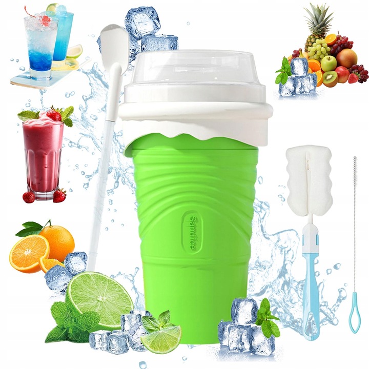 500ML KUBEK DO ROBIENIA LODÓW GRANITY SORBETÓW SLUSHY KOKTAJLI MROŻONYCH