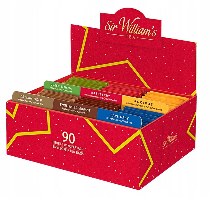 Sir Williams 90 herbat w tekturowym pudełku prezent