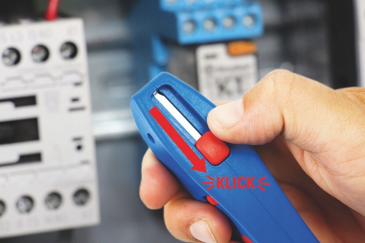 WEICON ŚCIĄGACZ IZOLACJI NÓŻ HAKOWY DO KABLI S4-28