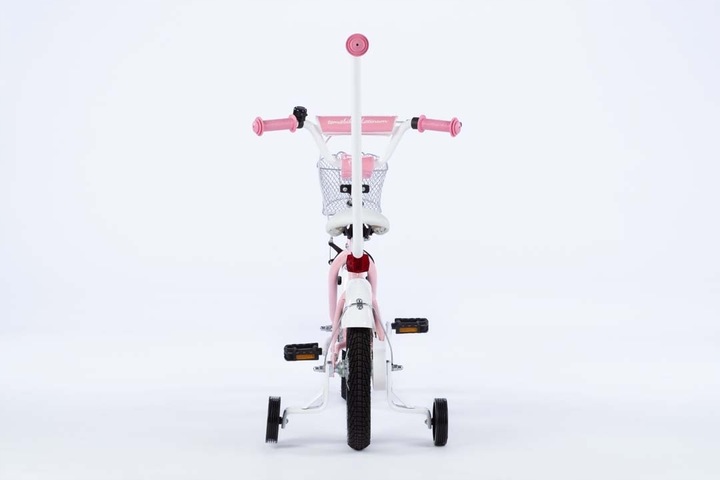 rower rowerek dla dziewczynki TOMABIKE 14 cali model 2025 prowadnik M