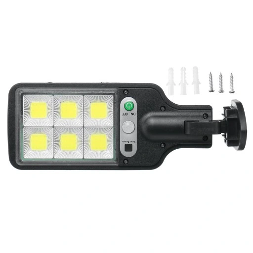 MOCNA LAMPA ZEWNĘTRZNA SOLARNA LED CZUJNIK ZMIERZCHU I RUCHU