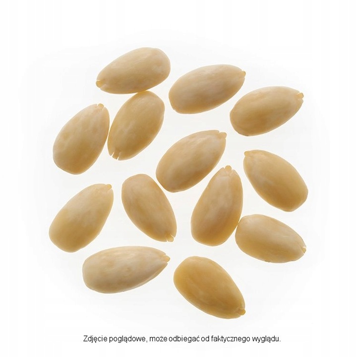 MIGDAŁY CAŁE 1kg Blanszowane Duże Świeże Jakość