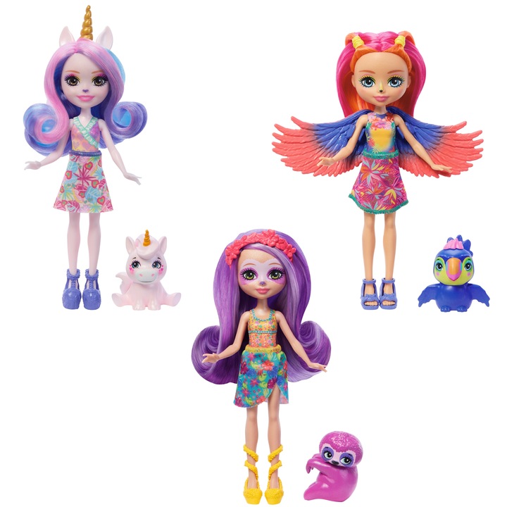 ENCHANTIMALS LALKA + ZWIERZĄTKO HRX83