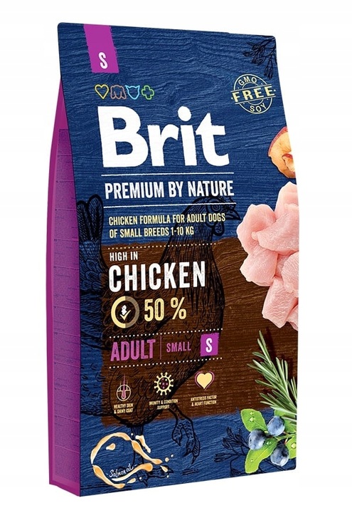 Brit Premium By Nature Adult Small 8kg
