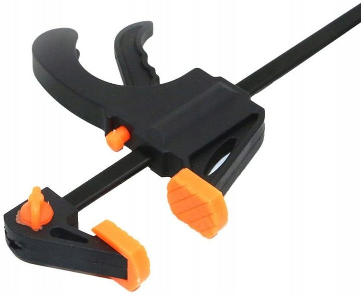 6x ŚCISK STOLARSKI UCHWYT JEDNORĘCZNY SZYBKOZACISKOWY SOLIDNY ZACISK 100