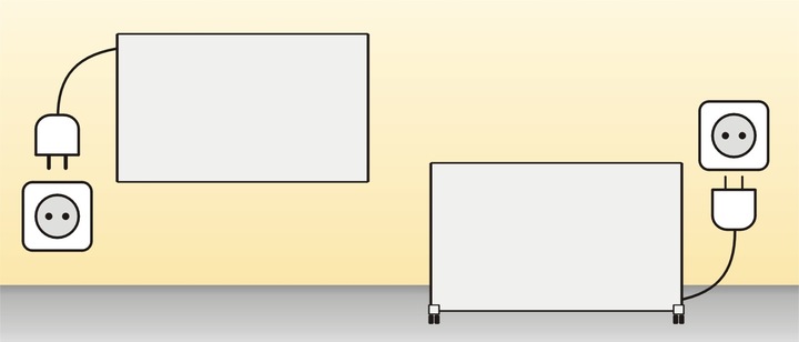 grzejnik elektryczny na podczerwień 770W promiennik panel WERTBERG IR 1.08