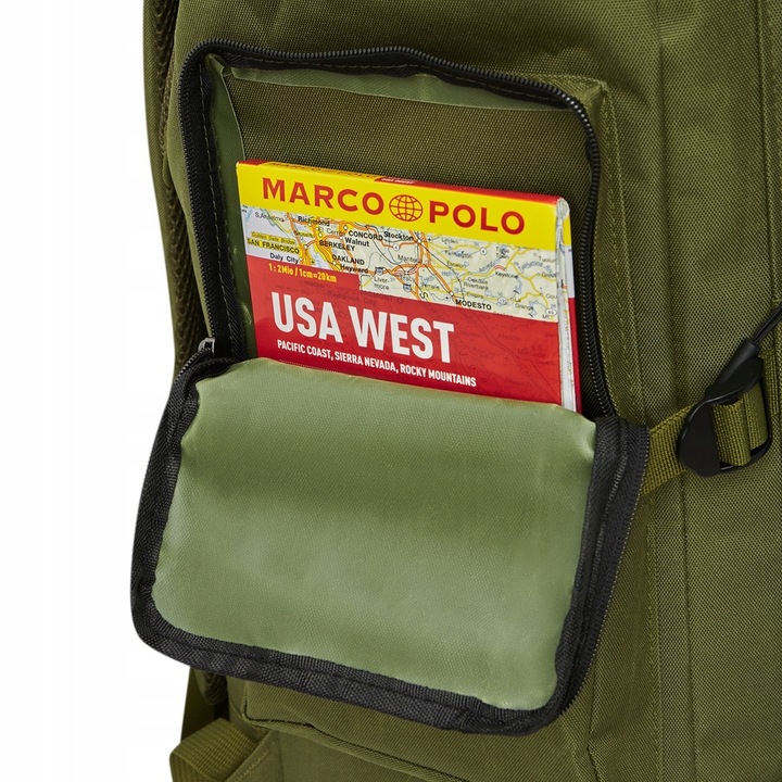 Plecak Wojskowy Taktyczny Turystyczny Sportowy Pojemny Zielony Duży 100 L