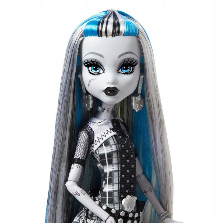 LALKA MONSTER HIGH REEL DRAMA Frankie Stein + piesek Watzie