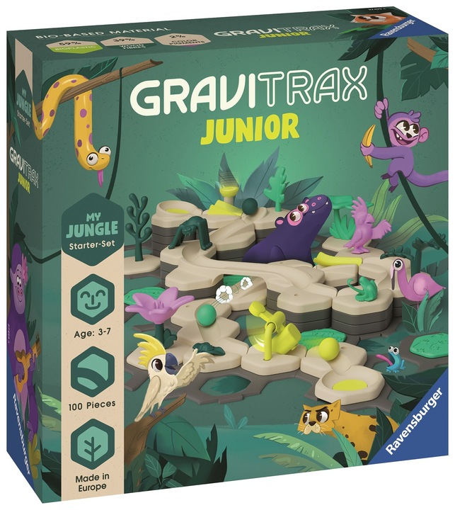 Zestaw startowy Gravitrax Junior Dżungla 274994 Ravensburger