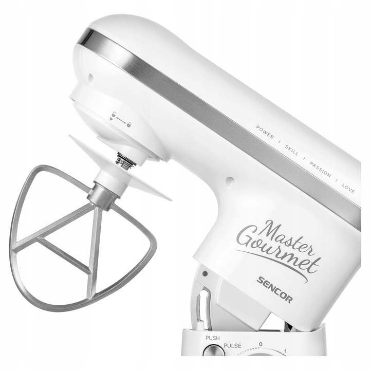 Robot kuchenny planetarny mikser Sencor 3620WH 600W 4l nierdzewna misa