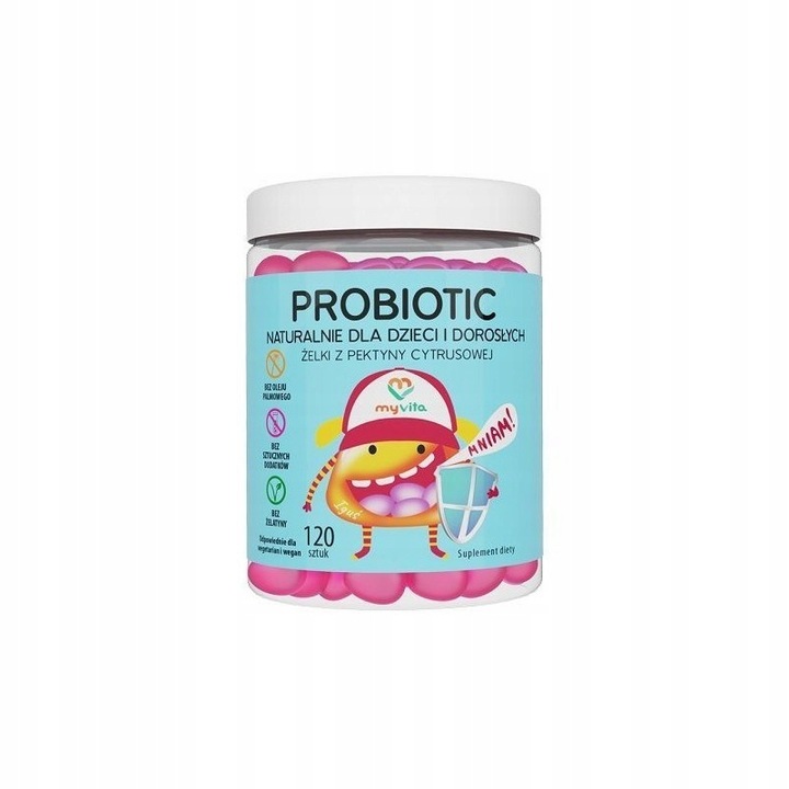 MyVita, Żelki naturalne Probiotic, 120 sztuk