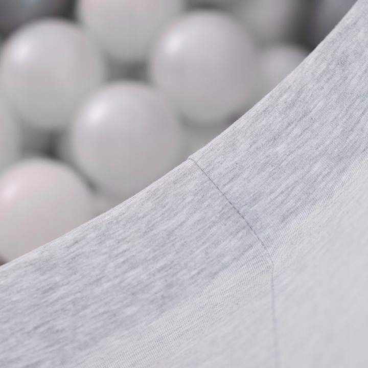 Suchy Basen z Kulkami 90x30 Basen Piankowy Szary Smart 200 piłek MISIOO