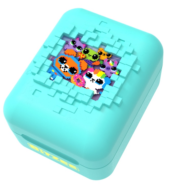 BITZEE INTERAKTYWNE ZWIERZĄTKO CYFROWE HOLOGRAM Spin Master miętowe