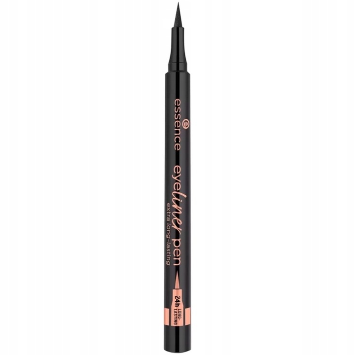 ESSENCE Eyeliner pen extra long-lasting - Eyliner w pisaku, 010 Black