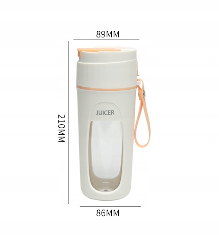 BEZPRZEWODOWY PRZENOŚNY BLENDER TURYSTYCZNY 360ML- Prezent Dla Taty