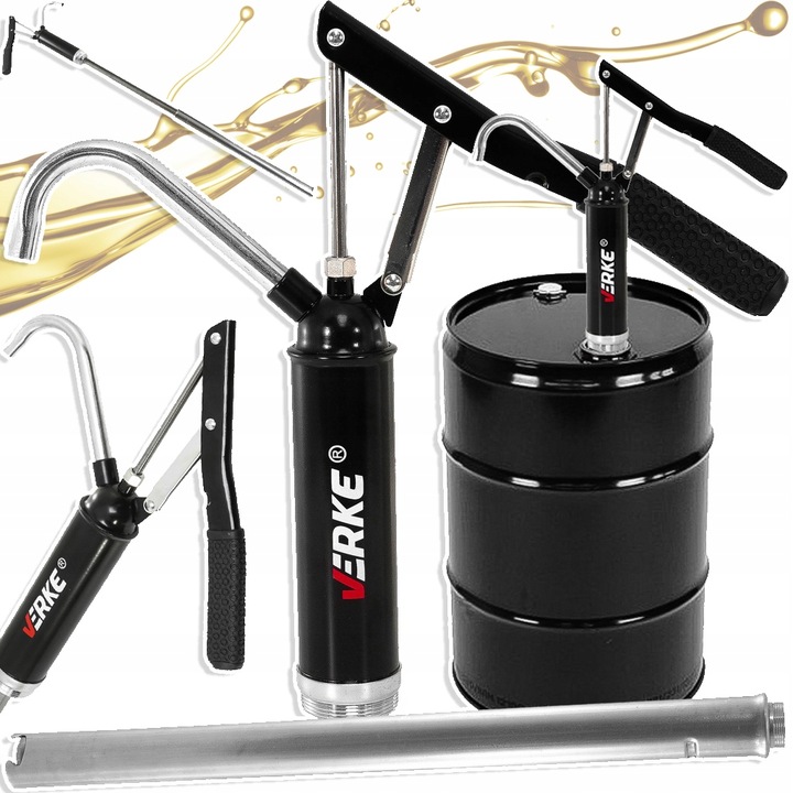 POMPA DO OLEJU RĘCZNA BECZKOWA DO BECZKI POMPKA TŁOKOWA PALIWA ON DIESEL