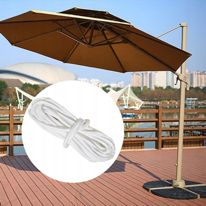 Patio Parasol Cord Line Rope 3.7M Rope Lekka wymiana liny Patio