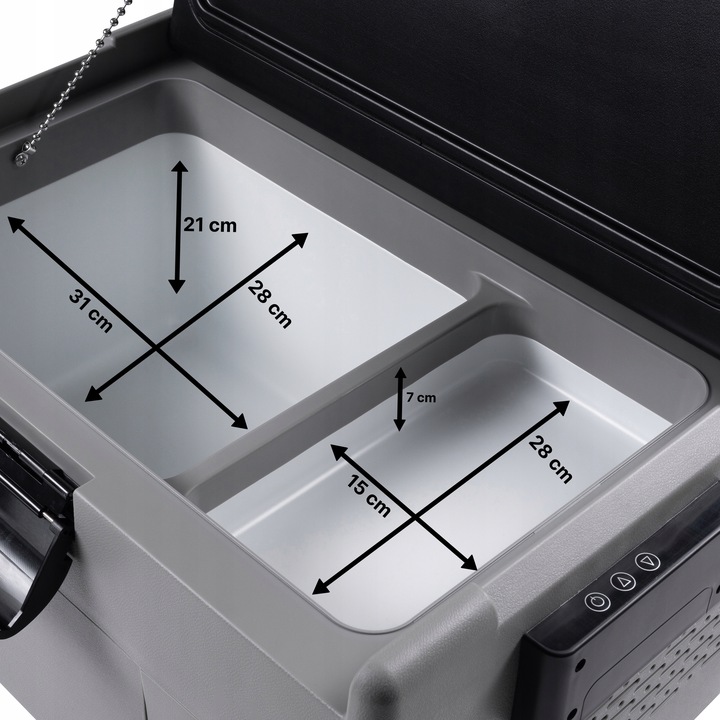 PRZENOŚNA LODÓWKA TURYSTYCZNA KOMPRESOROWA 25L 12V24V 230V STANDHEIZ
