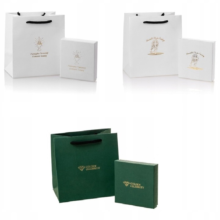 SREBRNY KOMUNIJNY ŁAŃCUSZEK + KRZYŻYK 925 + GRAWER DLA CHŁOPCA DZIEWCZYNKI