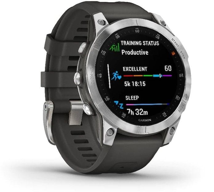 Smartwatch GARMIN Epix 2 Czarno-srebrny