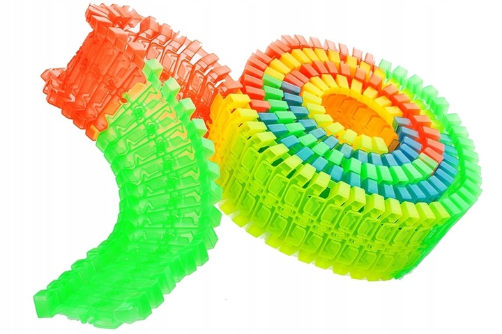 TOR WYGINANY MAGICZNY DLA DZIECI ŚWIECĄCE AUTA SAMOCHODZIKI 360 EL KOLEJKA